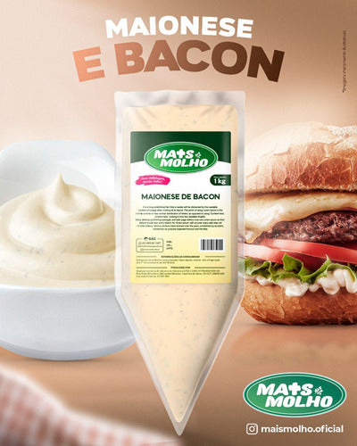 Baconese Mais Molho - Maionese De Bacon  Bisnaga De 1kg 1