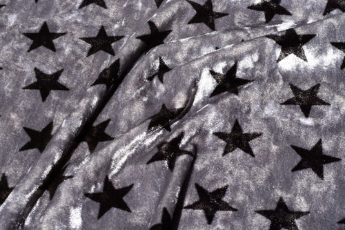 Sucesso Velvet Fabric with Stars 1