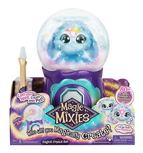 Magic Mixies Interactive Plush Toy Blue 8 Inches with Sounds 1