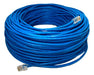 Cabo Rede Lan Ethernet Cat5e Azul 50 Metros Crimpado Rj45 0