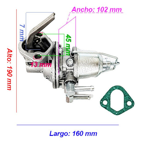 Fuel Pump for Heli Nissan K25 Forklift 1