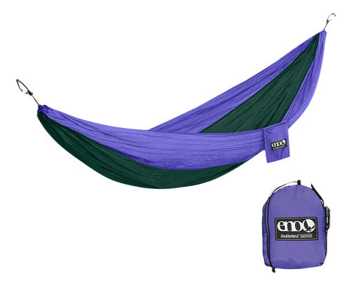 Eagles Nest Outfitters - DoubleNest Hammock, Purple/Forest 0