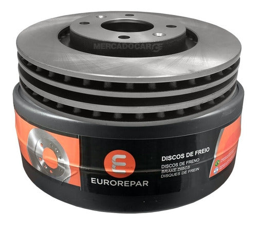 Eurorepar Discos Del + Bosch Pastillas Freno Peugeot 208 1.6 16v 2019 2020 3