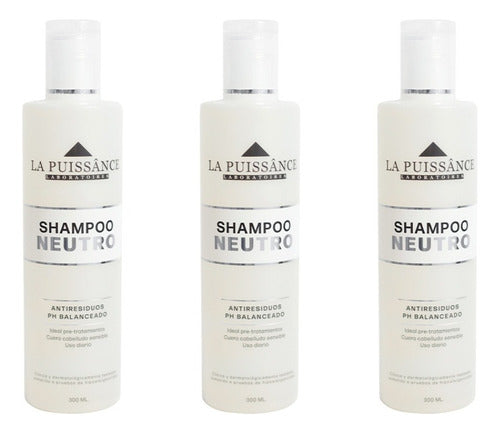 La Puissance Shampoo Ph Neutro 300 Ml X 3 Unidades 0