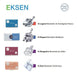 Eksen Aesthetic Sapphire Brackets Roth MBT Dental Orthodontics 3