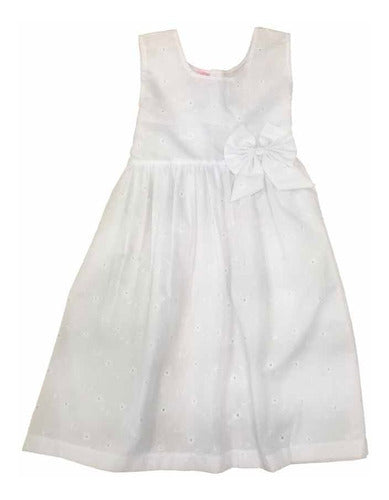 PUKY White and Pink Dresses for Girls Size 2 to 8 1