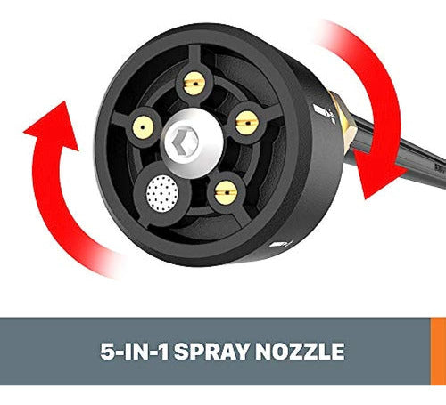 Worx Wg620.9 20v Hydroshot Limpiador Eléctrico Portátil, Sol 3