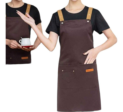 Milenium Waterproof Apron 66 X 70 Kitchen Barber Barman 1