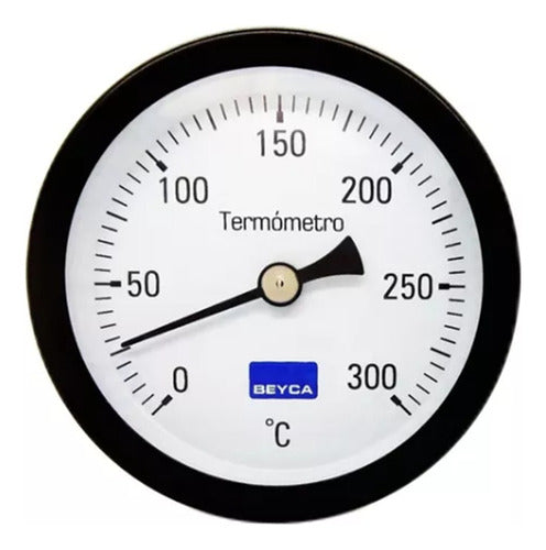 Beyca Thermometer 100mm 1/2" Thread Posterior 300 °C 0