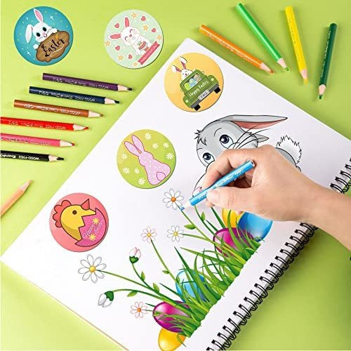 360 Easter Stickers, Assorted Designs in English 3