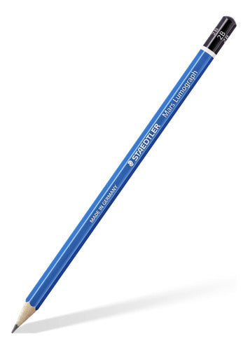 Lapices De Grafito Staedtler Mars Lumograph 12u 8b-2h +goma 2