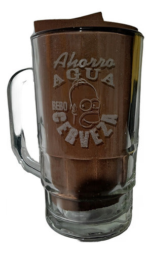 Jarra Cerveza Personalizada, Grabada 0