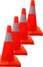 Traffic Cone with Reflective Band 45 cm x 4 Units by Kushiro 0