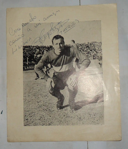 Firma Autógrafo Boca Juniors Alfredo Rojas Tanque Rojas 1