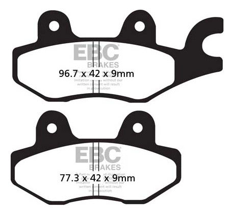 Pastilla Freno Ebc Fa197 Kawasaki Ninja 400  18 F 2