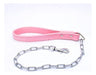 Haoyueer 2 Inch Wide Rhinestone Leather Dog Collar and Leash Set 2