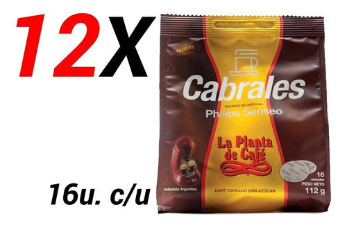 Bolsitas De Café Cabrales Philips Senseo La Planta Pack X 12 0