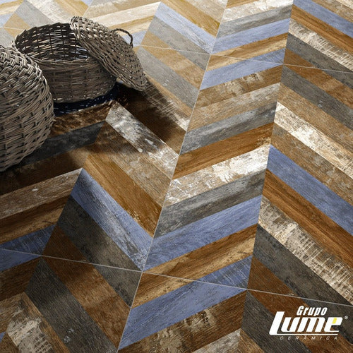 Lume Ceramico Lume Fusion 45x90 Madera Rect 1cal 1