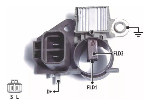 Regulador De Voltaje Alternador Mitsubishi Rnmi 012472 0