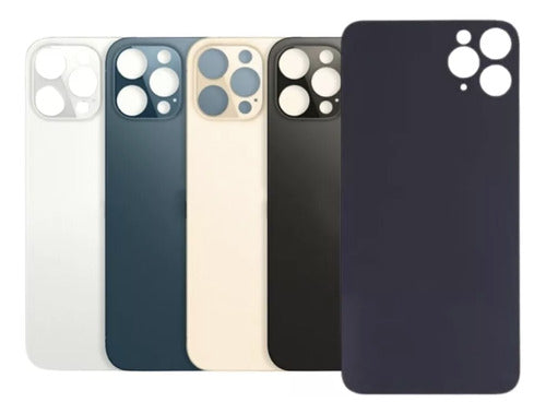 Panda Tapa Trasera Vidrio Repuesto Para iPhone 12 Pro Max 0