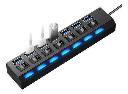 TREQA Hub USB 7 Ports - Expand Your Connectivity 0