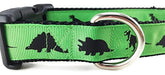 Caninedesign Collar De Perro De Dinosaurio, Diseño Canino, Verde, T-rex 2