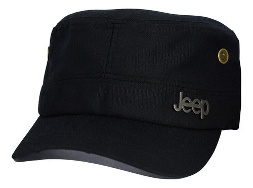 Black Short Brim Cap 11