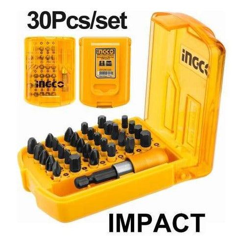 Ingco Set of 30 Impact Screwdriver Bits 0