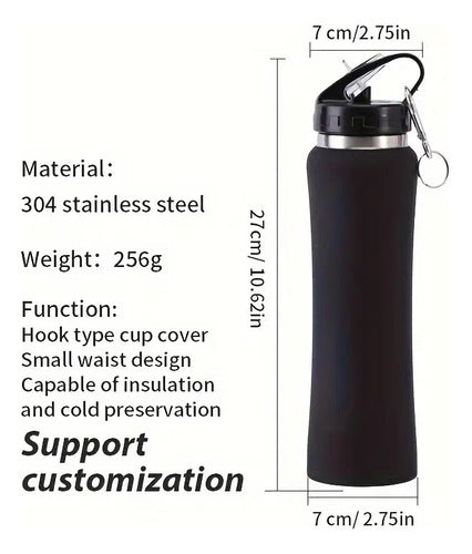 750ml Sport Thermal Sports Bottle Cold Hot Stainless Steel 70