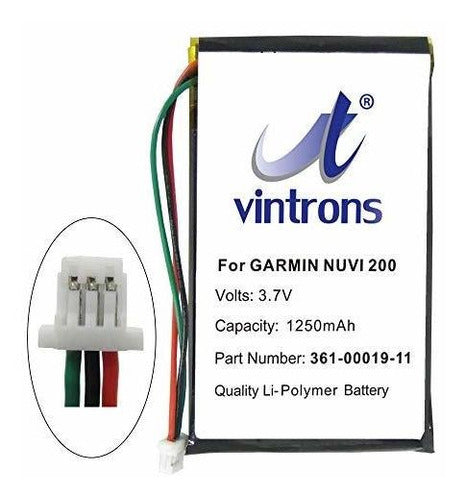 VINTRONS GPS Battery for Nuvi 200, Nuvi 205, Nuvi 250, Nuvi 260 2