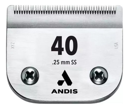 Andis Cuchilla Nº 40 0.25mm / Oster Moser Oveja Negra 0