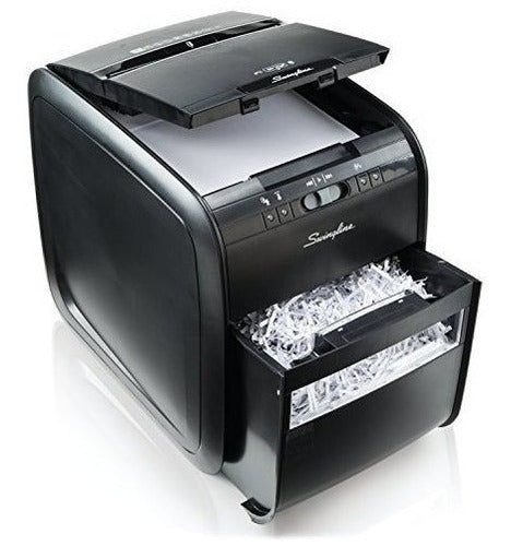 Swingline Automatic Paper Shredder 80 Sheets Cross-Cut 0