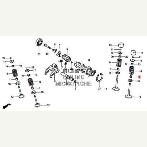 Reten Valvula Adm Honda Xr 250 400 Crf 450 Nx 400 5.5mm 1