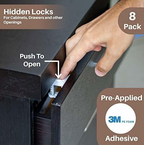 Inaya Complete Baby Proofing Kit: Hidden Safety Locks 3