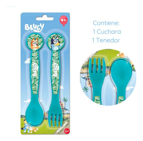 Bluey Plastic Cutlery Set 1212 for Kids Baby Toddler Mealtime 1