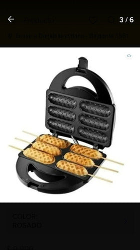 Electric Poffertjes Maker with 6 Molds! 3