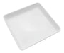 Matri Square Plastic Pot Tray 35x35 White 0