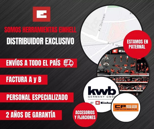 KWB Mandril 1/4 Cabezal Angular 90 Grados P/atornillar Reforzado 7