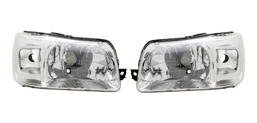 Front Headlights Pair for Fiat Fiorino 2010-2014 1