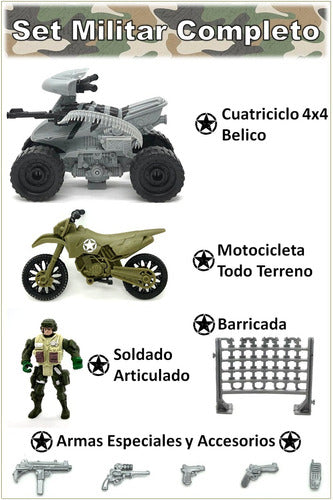 Soldier Combat 9 El Mejor Juego De Soldaditos Articulados, Armas Y Accesorios 2