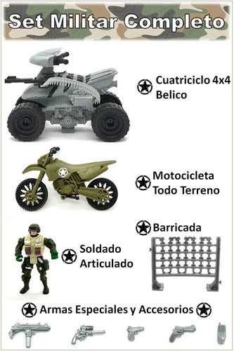 New Army Soldier Toy Set Military Kit for Kids 2
