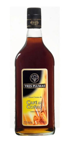 Tres Plumas Cafe Al Cognac 750 Ml 0