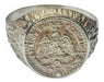 Wainbergjoyas Silver 900 Coin Ring Size 17 0