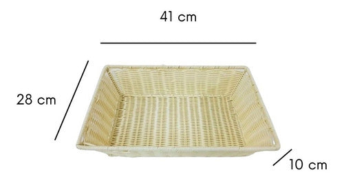 Form Bandeja Rectangular Crema - Multiusos 1