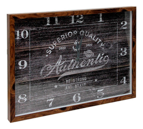 Generic Vintage Retro Silent Wooden Wall Clock 1