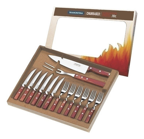 Tramontina Churrasco 14-Piece Barbecue Set 0