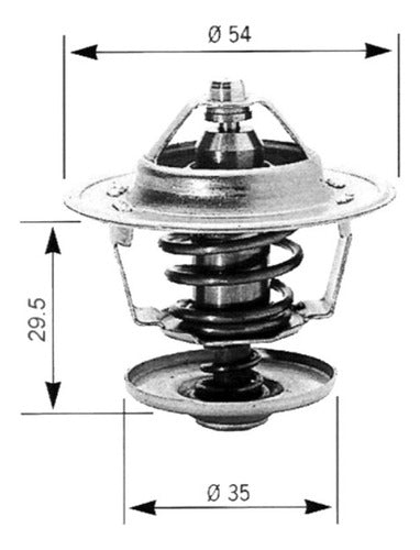 MLH Chevrolet Corsa Diesel 1.7 Thermostat 6252-85 1