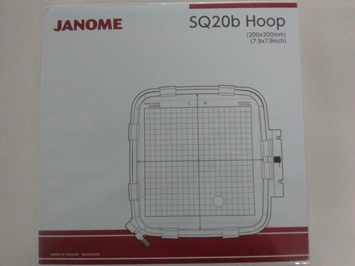 Janome Embroidery Hoop for Model 500 Sq20b 200x200 mm 1