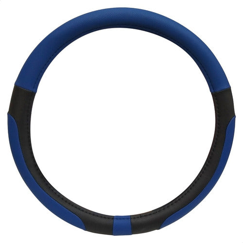 Cromosol Universal Steering Wheel Cover 38mm Black Blue Um 0