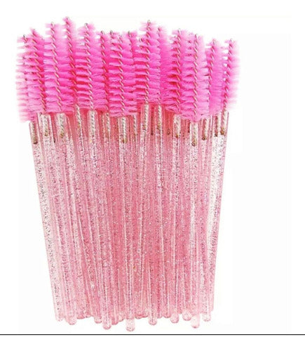 Rimmel Glitter Brushes 50 Units for Eyebrows and Eyelashes Extensions 2